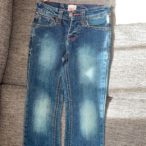 Never worn kids jeans, size 21, stretchy